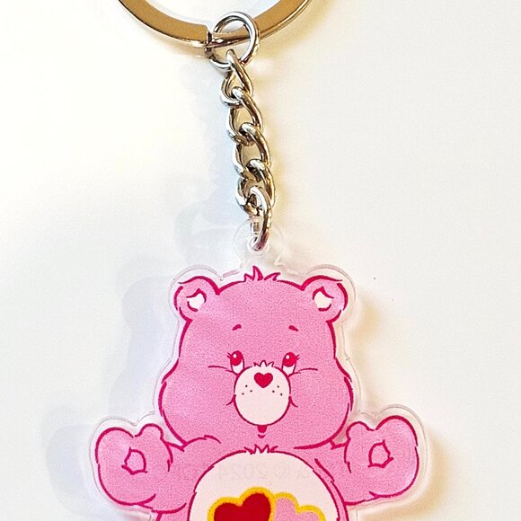 Care Bears Keychain, Choose Character, Cute Cartoon Retro Acrylic Charm Gift - Picture 3 of 8